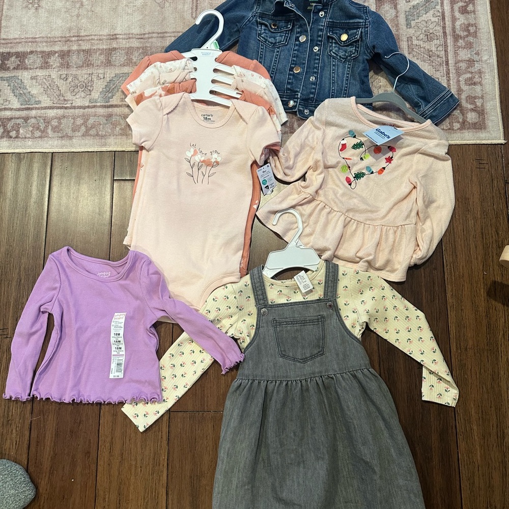 18M lot of toddler girl clothes 💕